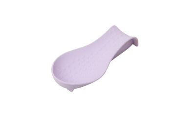 SİLİCOLİFE KALP DESEN KEPÇE ALTLIĞI LİLA