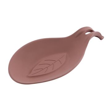 SİLİCOLİFE YAPRAK DESEN KEPÇE ALTLIĞI KAHVERENGİ