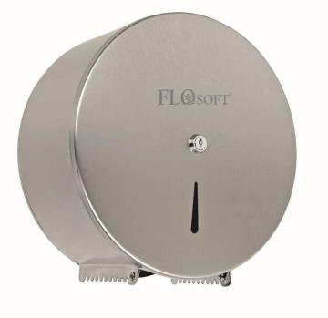 FLOSOFT PASLANMAZ METAL MİNİ JUMBO TUVALET KAĞIT VERİCİ FT635