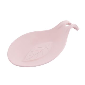 SİLİCOLİFE YAPRAK DESEN KEPÇE ALTLIĞI SOFT PEMBE