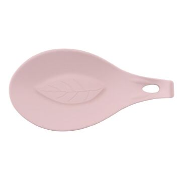 SİLİCOLİFE YAPRAK DESEN KEPÇE ALTLIĞI SOFT PEMBE