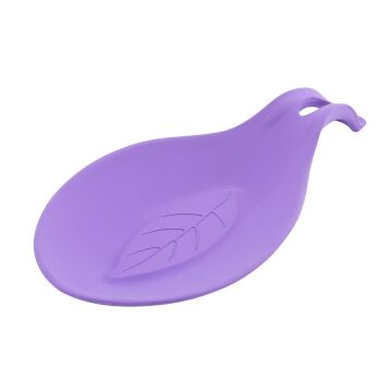 SİLİCOLİFE YAPRAK DESEN KEPÇE ALTLIĞI LİLA