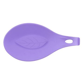 SİLİCOLİFE YAPRAK DESEN KEPÇE ALTLIĞI LİLA