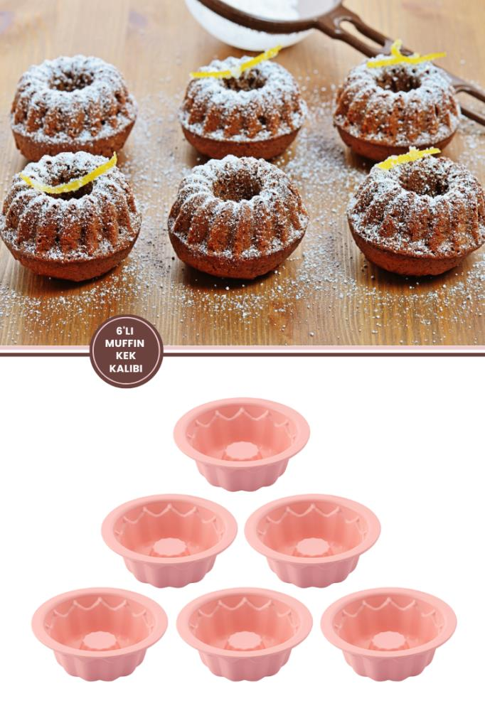 SİLİCOLİFE FAVORİ KEK KALIBI SOFT PEMBE