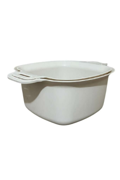 Badyalı Çok Amaçlı Süzgeç, Kulplu Makarna Meyve Sebze Süzgeci ve Karıştırma Kabı Seti 4 Litre