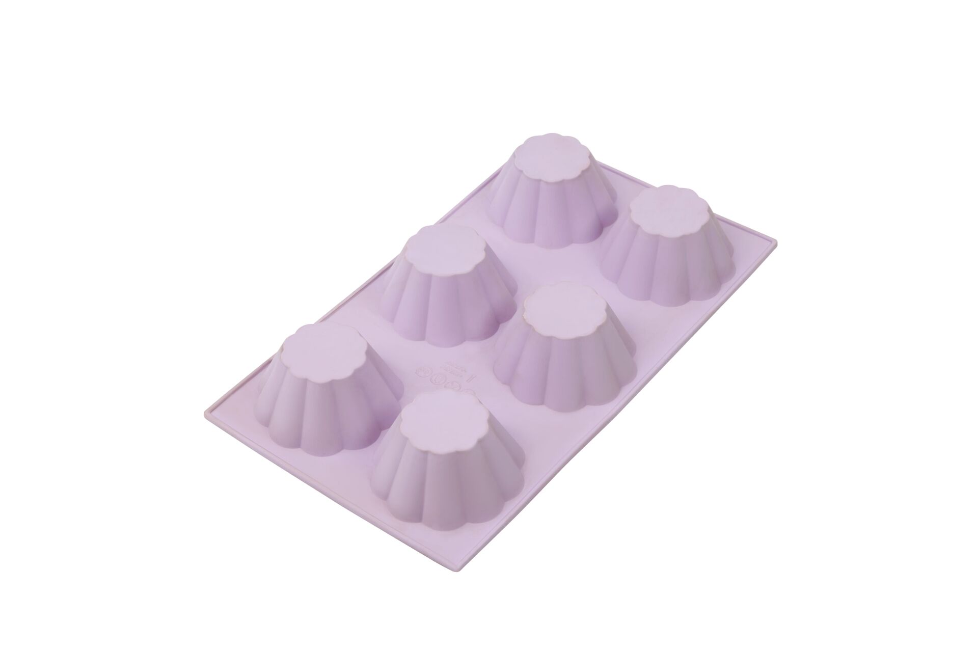 SİLİCOLİFE 6'LI YONCA KEK VE SUFLE KALIBI LİLA