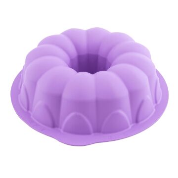 SİLİCOLİFE KÜÇÜK KLASİK KEK KALIBI LİLA