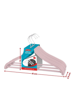 Takım Elbise, Ceket, Mont Askısı Barlı Döner Başlıklı 3'lü Set Pembe
