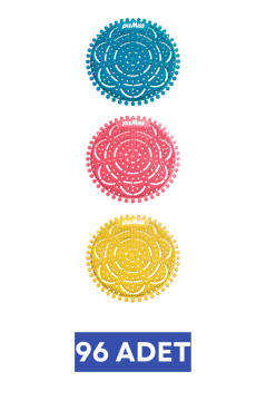 Flosoft F269Y PisMiss Yuvarlak Koku Giderici, Pisuvar Lavabo Banyo Gider Süzgeci Kir Leke Tutmaz 30 Gün Etkili 1 Koli=96 Adet