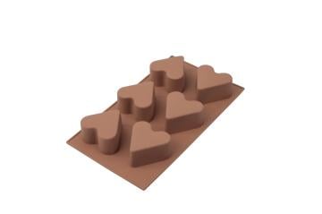 SİLİCOLİFE 6 LI KALP MUFFİN KURABİYE VE KEK KALIBI