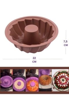 Onikiden Airfryer Yanmaz Kek Kalıbı 22 Cm, Hava Fritözleriyle Uyumlu - Sl14