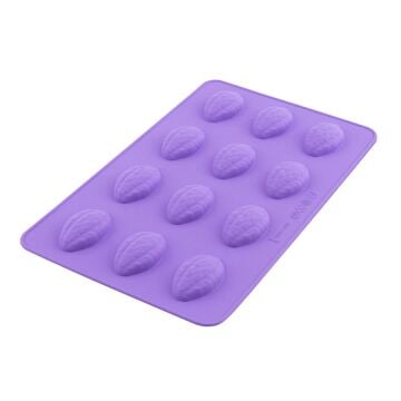 SİLİCOLİFE MİNİ CEVİZ KURABİYE KALIBI LİLA