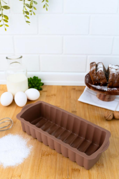 SİLİCOLİFE BATON KEK KALIBI KAHVERENGİ