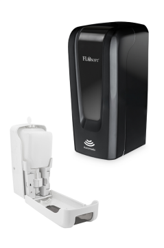 Flosoft F052S Sensörlü Fotoselli Siyah Sıvı Sabunluk ve Dezenfektan Dispenseri 1000 ml Duvara Monte Otomatik Temassız Hijyen 1 Koli=12 Adet