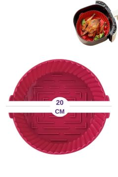 Onikiden Airfryer Silikon Pişirme Kabı ve 6’lı Kek Muffin Kalıbı Set- Tüm Hava Fritözleriyle Uyumlu