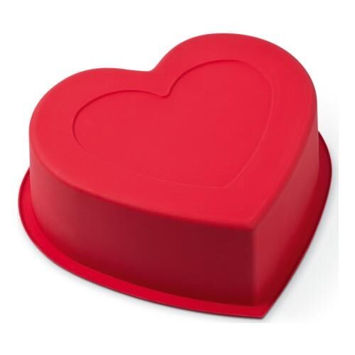 SİLİCOLİFE KALP KEK KALIBI Kırmızı