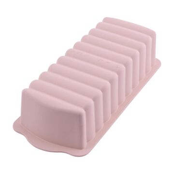 SİLİCOLİFE BATON KEK KALIBI SOFT PEMBE