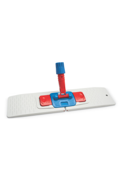 Flora F144 Endüstriyel Nemli Mop Aparatı 40 cm 24 Adet, Mandallı Katlanabilir Hareketli Mop Başlığı 1 Koli=24 Adet