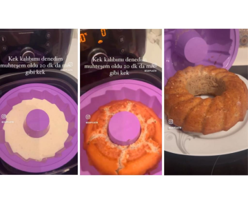 SİLİCOLİFE Airfryer Silikon Kek Kalıbı 22 CM - Hava Fritözleriyle Uyumlu – SL14