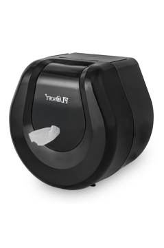 Flosoft F069S Cimri WC Kağıt Dispenseri Siyah 12 Adet, Hijyenik ve Ekonomik Duvara Monte Tuvalet Kağıdı Verici 1 Koli=12 Adet