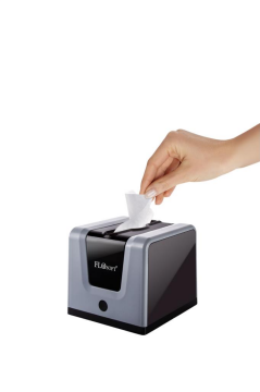 Flora Modern Peçetelik, Dekoratif Peçete Dispenseri ve Düzenleyicisi F290 Gri