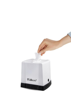 Flora Cömert Peçetelik, Dekoratif Peçete Dispenseri ve Düzenleyicisi F291 Beyaz