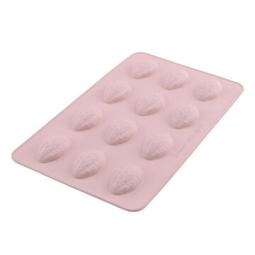 SİLİCOLİFE MİNİ CEVİZ KURABİYE KALIBI SOFT PEMBE