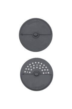 2 Adet Lavabo Süzgeci, Çevirmeli Kapak Koku Önleyici Mutfak Banyo Küvet Gider Tapası 2’li Set Füme