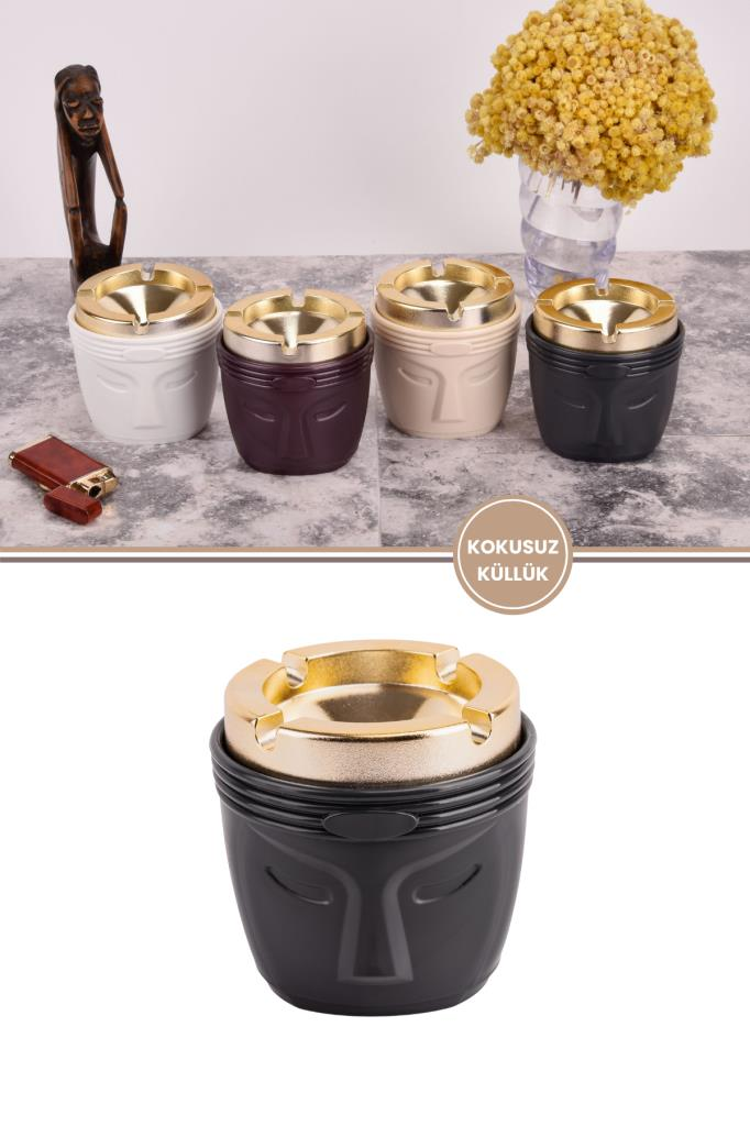 King Kokusuz Gold Küllük, Kokusuz Dumansız Yuvarlak Küllük ANTİRASİT