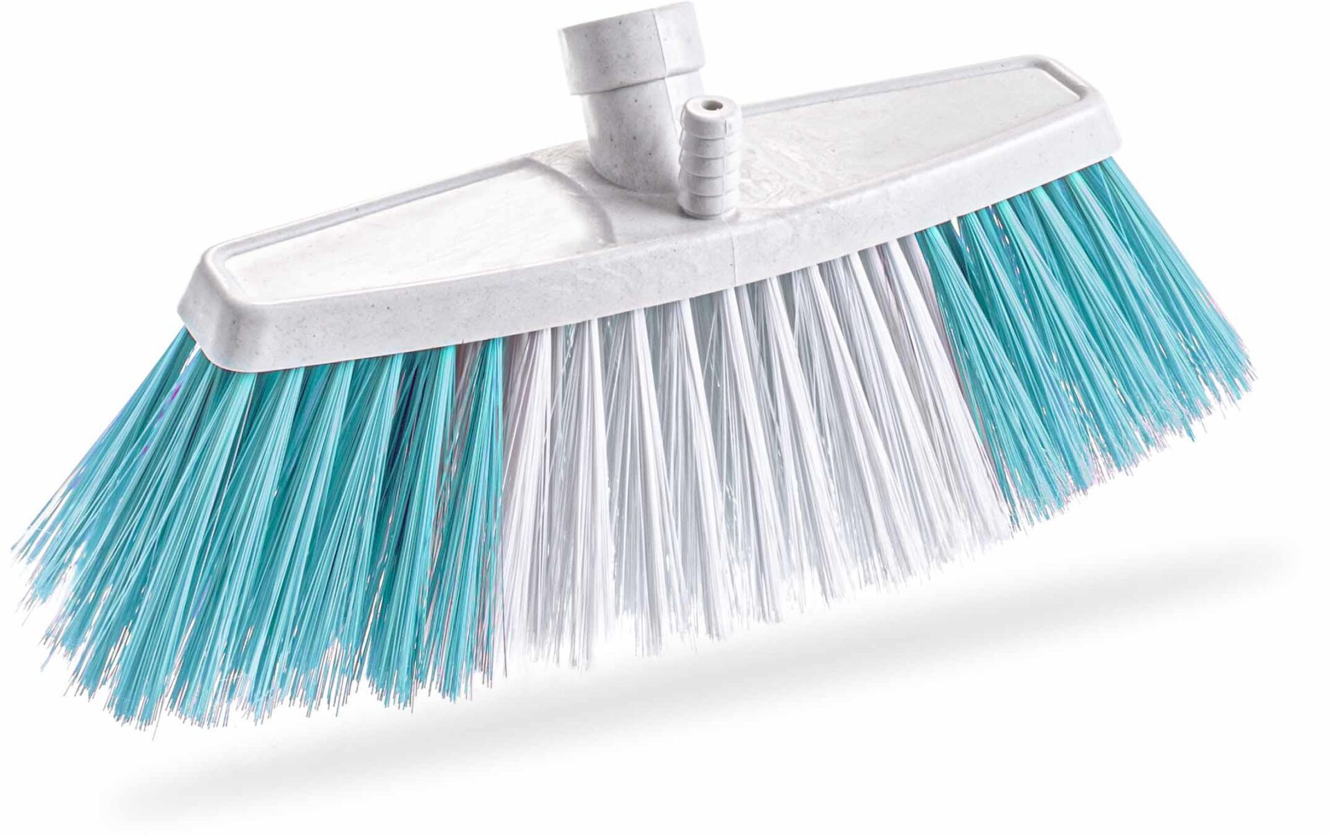 FLORA KİBAR OTO FIRÇASI EKO 17 CM F166 BEYAZ/TURKUAZ