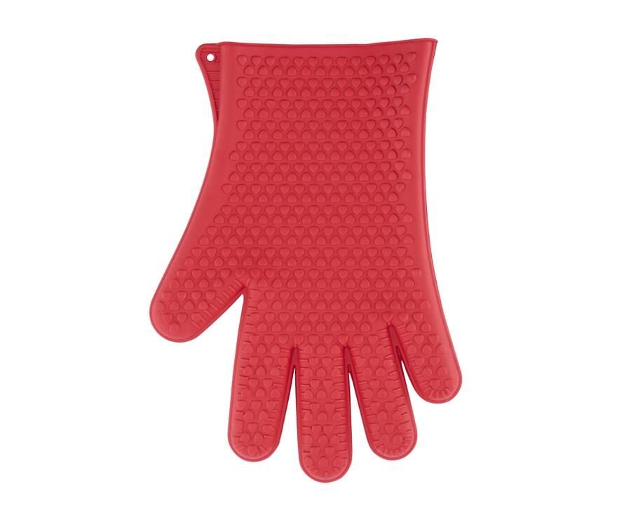 SİLİCOLİFE BEŞ PARMAK FIRIN ELDİVENİ Kırmızı