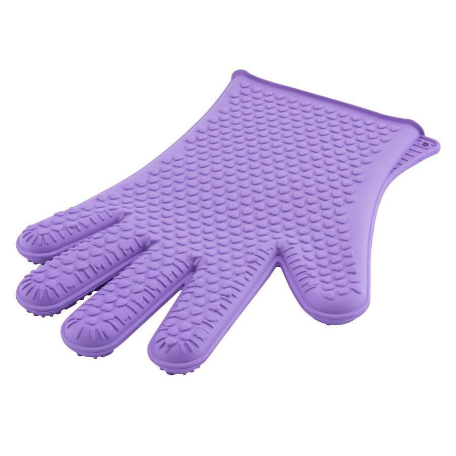 SİLİCOLİFE BEŞ PARMAK FIRIN ELDİVENİ LİLA