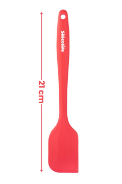 Spatula ve Fırça Seti, Isıya Dayanıklı Yanmaz Yapışmaz Silikon Spatula ve Yumurta Fırçası Set Renkli
