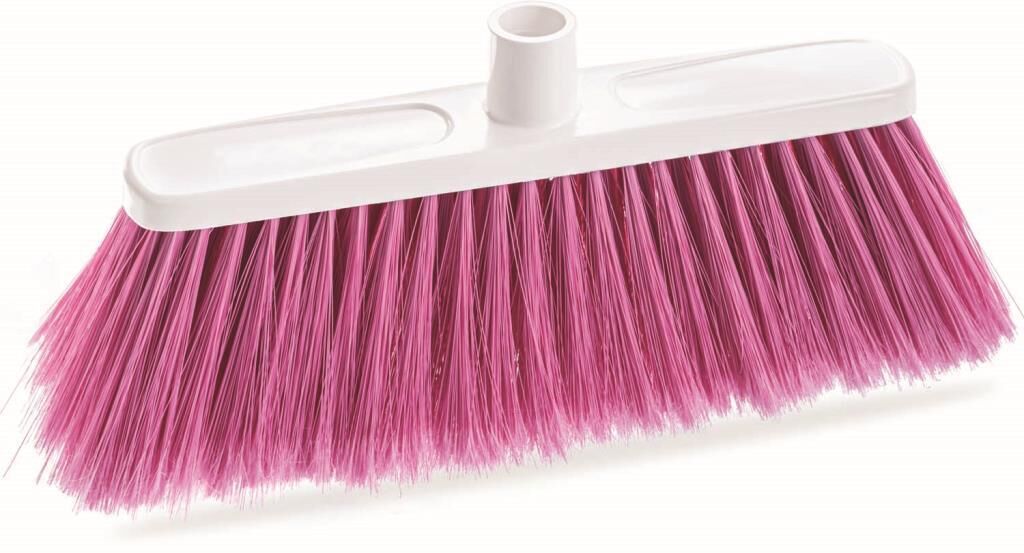 FLORA KELEBEK DİK YER FIRÇASI F304 BEYAZ/PEMBE