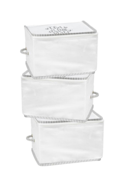 3’lü İpli Kazak Hurcu Set, Yatak Baza Kanepe Altı Kıyafet Çamaşır Eşarp Düzenleyici (30x20cm) 3 Adet