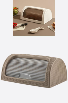 Flosoft Ekmek Kutusu, Sürgülü Ekmeklik Dolabı Kahve