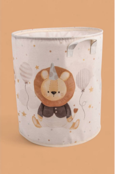 Tavşan Desenli Bebek Çocuk Odası Düzenleyici Saklama Kutusu, Oyuncak Kirli Sepeti 3'lü Set