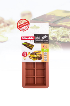 Dubai Çikolatası Kalıbı Silikon Çikolata Kalıbı 1 Büyük 1 Küçük 2'li Set