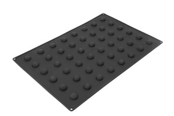 SİLİCOLİFE MİNİ KÜRE KEK KALIBI Siyah