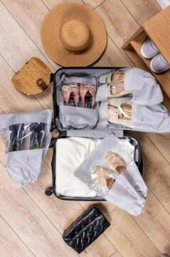 5’li Ayakkabı Hurcu Seti, Büzgülü Pencereli Valiz İçi Ayakkabı Taşıma Çantası Seyahat Düzenleyici