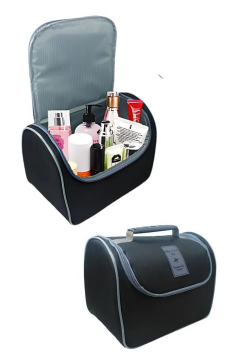Makyaj Kozmetik Çantası, Geniş İç Hacimli Kozmetik Makyaj Kişisel Bakım Düzenleyici (24x21x15cm)