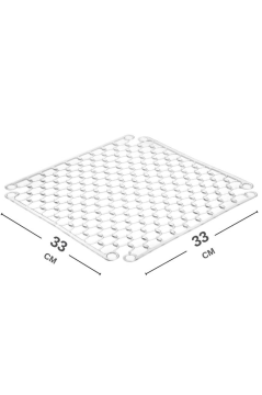 Lavabo ve Buzluk Matı, Kaydırmaz Lavabo Kurutma Halısı 33x33 Cm