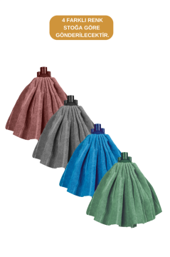 Flora F957 Süper Emici Mikrofiber Mop Jumbo, Fayans Ahşap Tüm Yüzeylerle Uyumlu Yedek Mop Başlığı