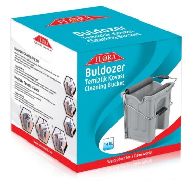 FLORA BULDOZER TEMİZLİK KOVASI F060 Gri
