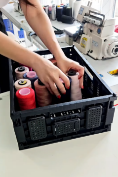 1 Adet Büyük Katlanır Kasa, Ofis Ev Mutfak Banyo Oyuncak Çok Amaçlı Saklama Sepeti (30x40x15cm)