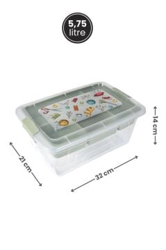 Bölmeli Kilitli Saklama Kutusu, Bujiteri Takı İlaç Dikiş İp Kırtasiye Hobi Oyuncak Organizer 5,75 Lt