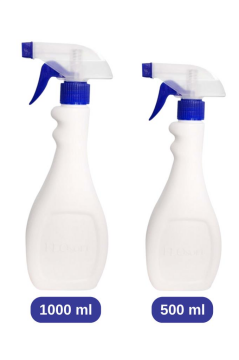 2’li Tigerli Sıvı Püskürtücü Set, Spreyli Yağ Sirke Su Püskürtme Cam Temizlik Şişesi 1000ml+500ml