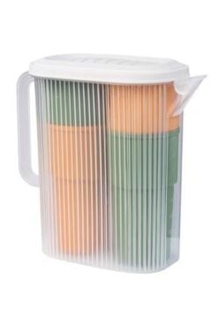 Sürahi ve 4'lü Bardak Seti, Piknik Kamp Mutfak Meşrubat Seti, 3 lt Sürahi + 4 Adet 500ml Bardak