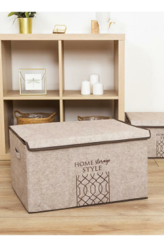 Keçe Kapaklı Mega Plus Baza Hurcu, Çok Amaçlı Düzenleyici Organizer Kutu Mega Boy 57x41x31 Cm