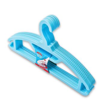 FLORA BÜYÜK BOY STİL ELBİSE ASKISI 6'LI F168 Turkuaz